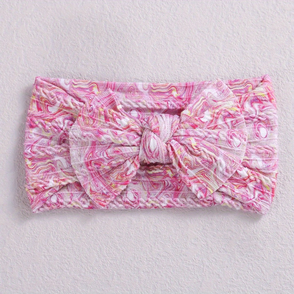 Baby Girls Floral Bowknot Headband Hair Accessories