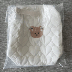 Embroidery Quilted Mommy Bag Stroller Storage Hanging Bag
