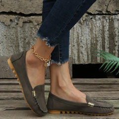 Women's Slip On Loafers Solid Comfortable Shoes