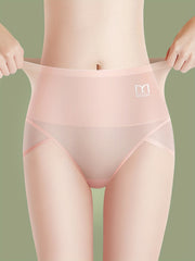 Letter Print Briefs Comfy & Breathable Stretchy Intimates Panties