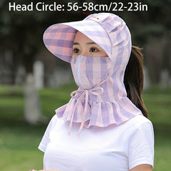 Summer Sun Hat Fan Visor Hat Outdoor Riding Cycling Windproof Sun Hat