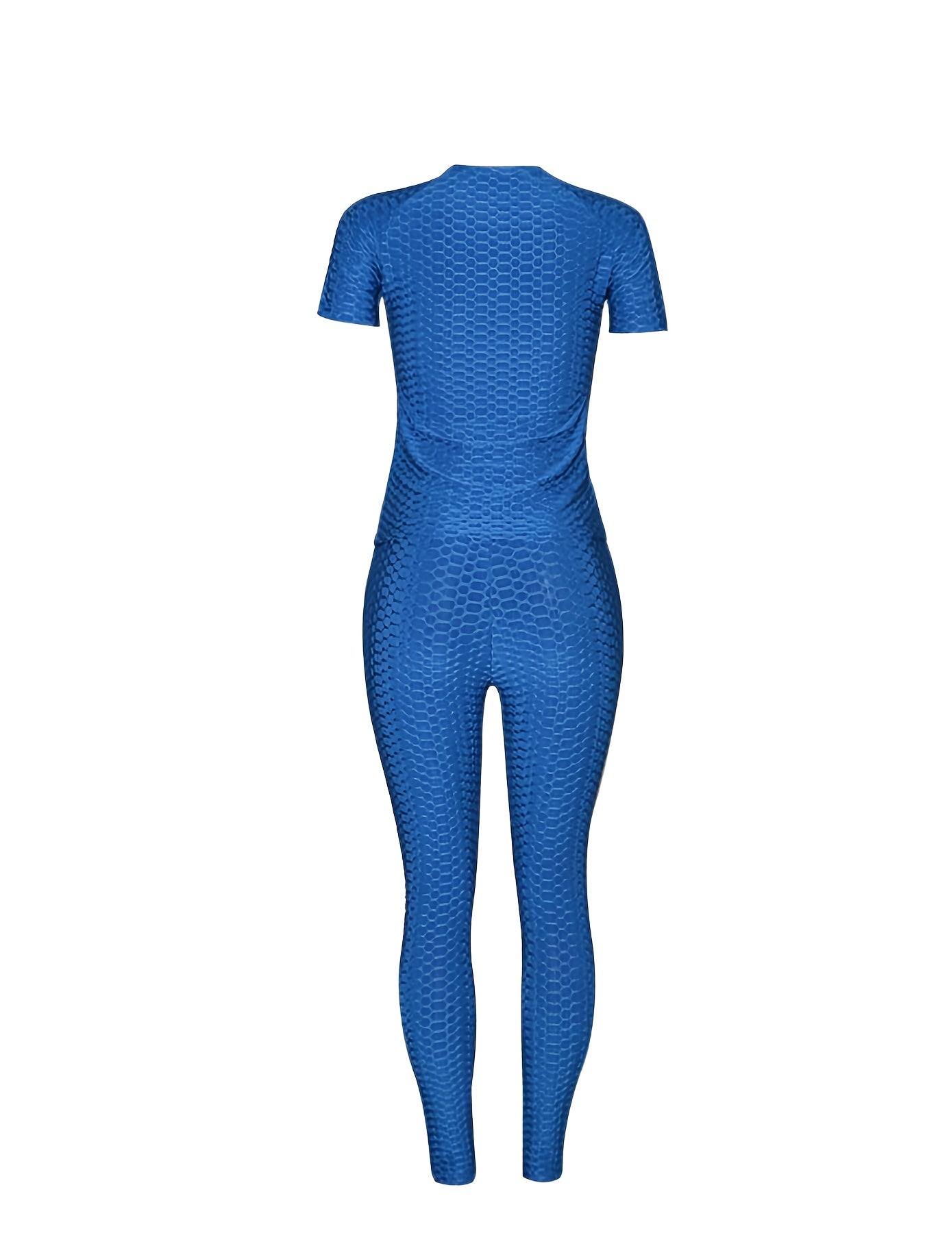 Textured Matching Two piece Set Top & Pants Outfits Women's Clothing