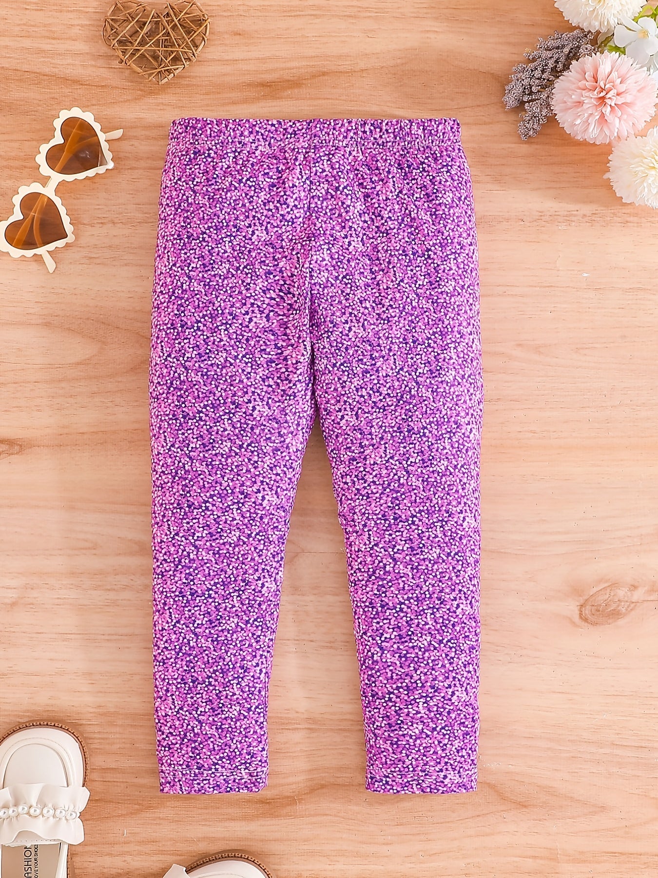 3pcs Girls' Dalmatian Leggings Stretch Casual Pants Spring Autumn