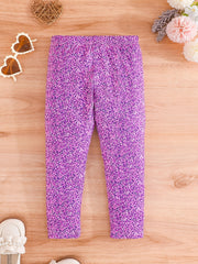 3pcs Girls' Dalmatian Leggings Stretch Casual Pants Spring Autumn