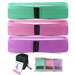 3pcs Elastic Yoga Resistance Band for Butt Lifting Strength Training