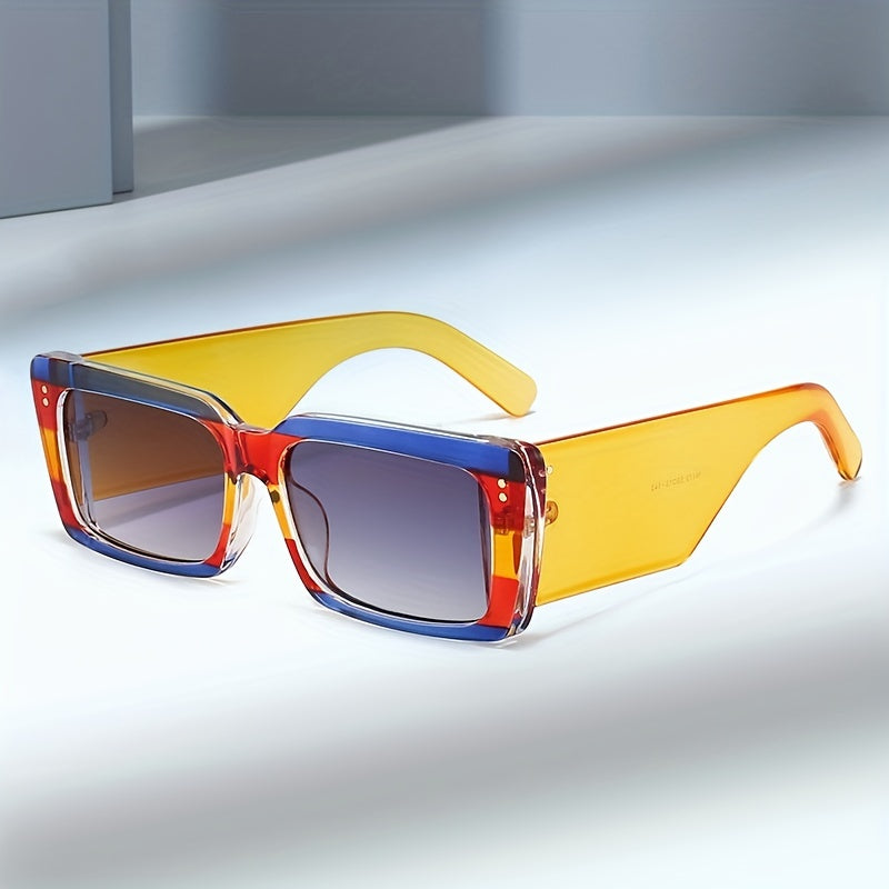 Men's Oversized Sunglasses Y2K Multicolor Fashion Glasses