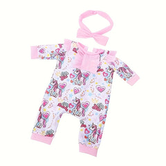 2pcs Doll Clothes Set for 35-56-45 Newborn Baby Dolls