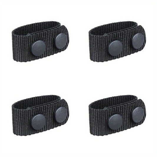 4pcs Tactical Belt Buckles Heavy Duty Nylon Webbing Molle Belt Keepers