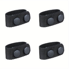 4pcs Tactical Belt Buckles Heavy Duty Nylon Webbing Molle Belt Keepers