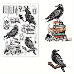 Bird Background Transparent Stamp Silicone Stamp Painting Tool Clipping