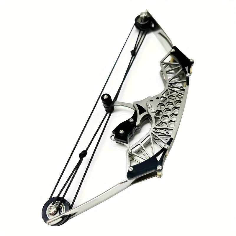 Mini Handheld Composite Bow Set Stainless Steel Decompression Toy
