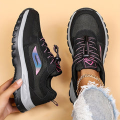 Thick Sole Sneakers Lightweight Mesh Running Shoes