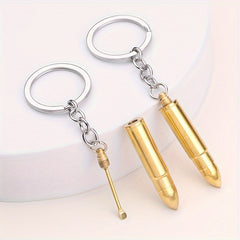 2 in 1 Bullet Earpick Key Chain Pendant
