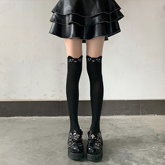 3 Pairs Cartoon Thigh High Socks Over The Knee Socks Women's Stockings