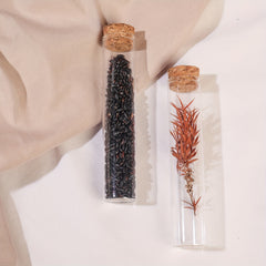 8pcs Glass Test Tube Bottle for Aromatherapy Dried Flower Packing