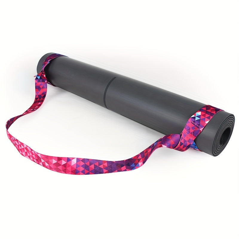 Colorful Yoga Mat Storage Shoulder Belt Adjustable Exercise Straps