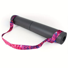 Colorful Yoga Mat Storage Shoulder Belt Adjustable Exercise Straps