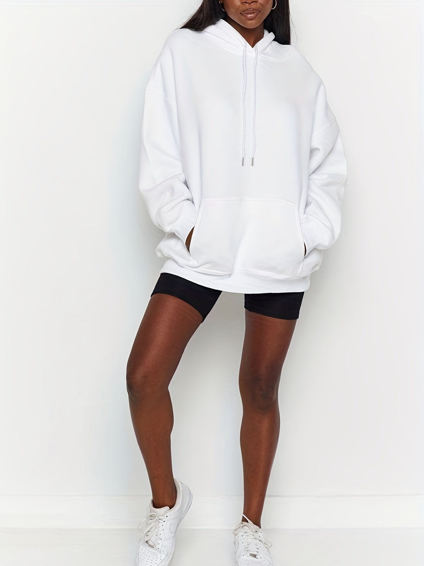 Drawstring Hoodie Long Sleeve Sweatshirt