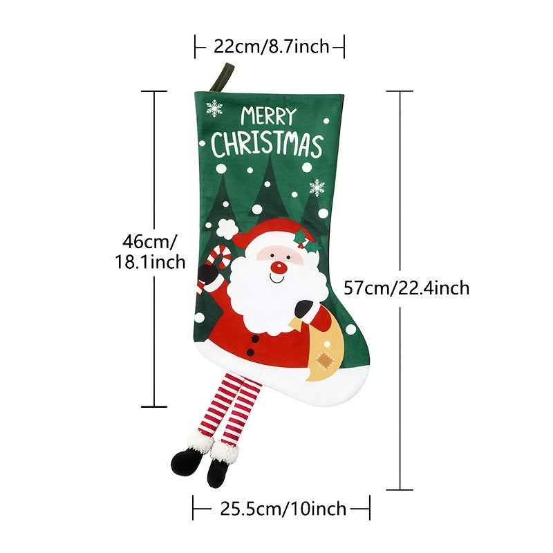 Christmas Gift Socks Hanging Decoration Gift Bag Home Decor Supplies