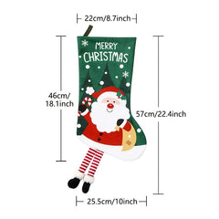 Christmas Gift Socks Hanging Decoration Gift Bag Home Decor Supplies