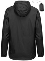 Men's Casual Waterproof Hooded Windbreaker Jacket