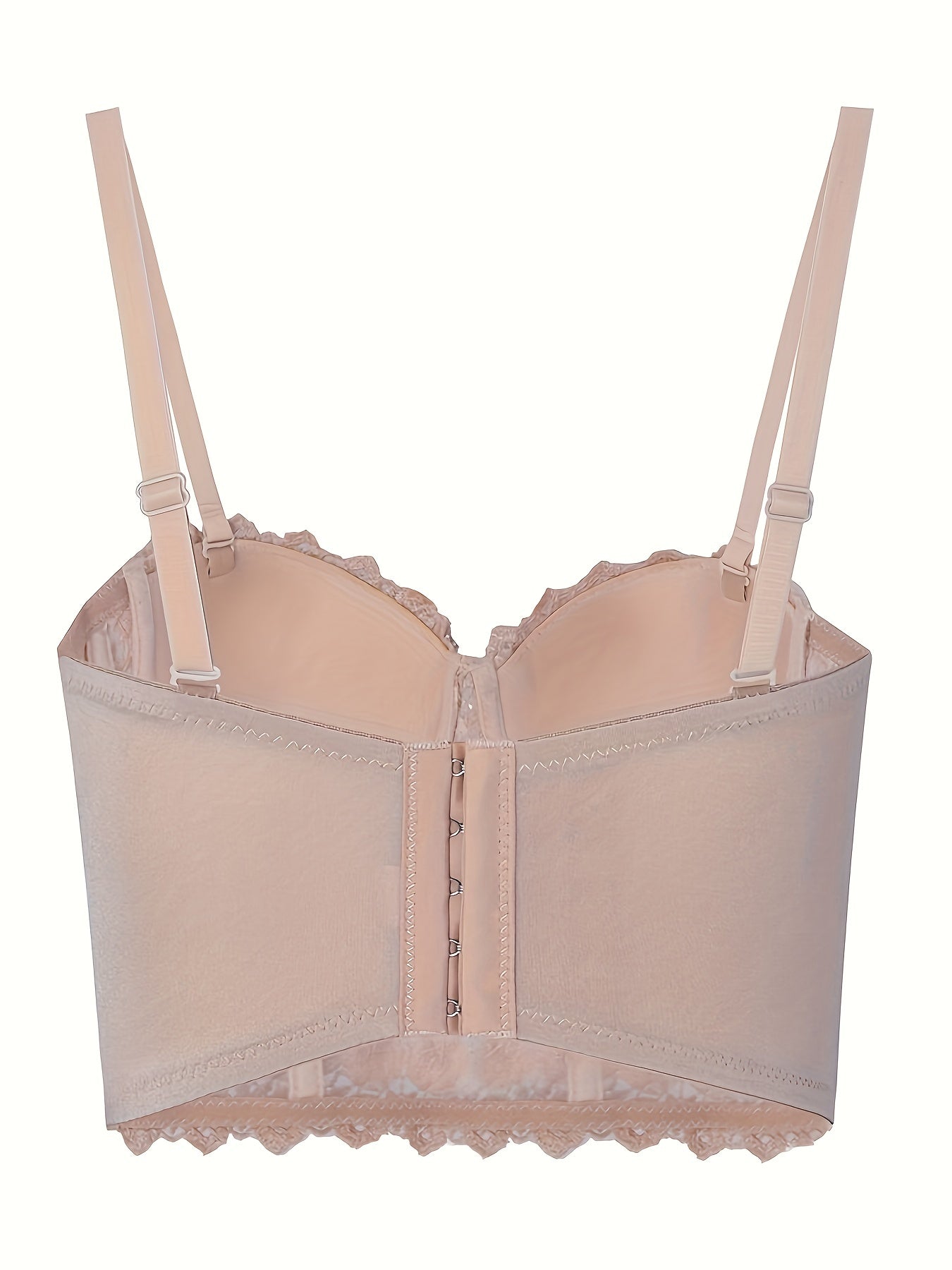 Rhinestone Lace Cami Corset Push Up Body Shaper Women's Lingerie