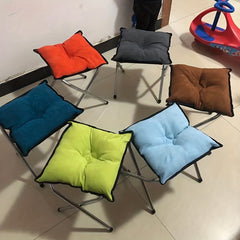 1pc Folding Stool Household Low Stool Portable Shoe Changing Stool Small Chair