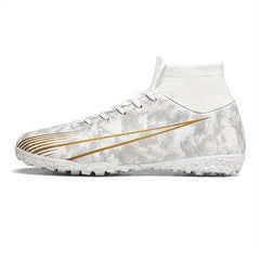 High Top Soccer Cleats Lace Up Professional Shoes For Training