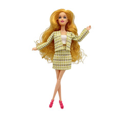 11.5 Bendable Doll Set with Professional Outfit