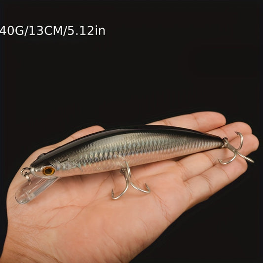 Long Casting Bionic Minnow Lure Hard Bait Saltwater Fishing Accessory