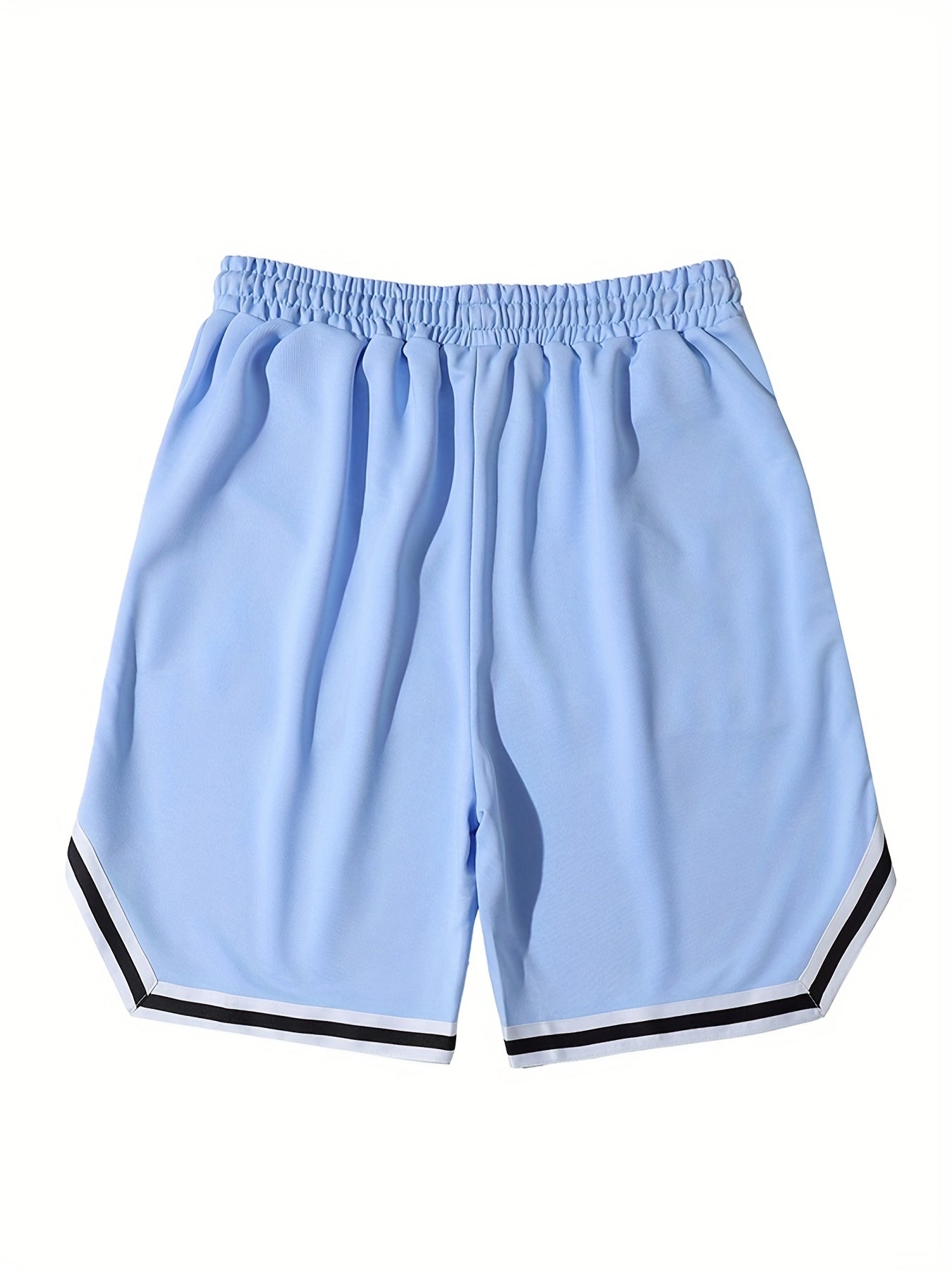 Men's Streetwear Shorts Letter Print Drawstring Stretchy Short Pants