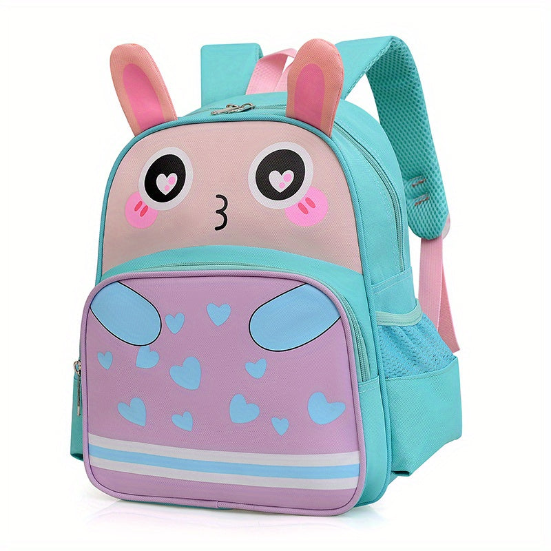 Children's Cartoon School Bag Spine Protection Backpack for Ages 3-6