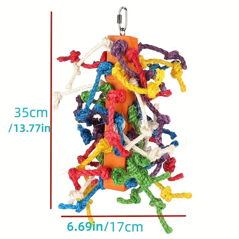 Colorful Bird Toy For Medium And Large Parrot