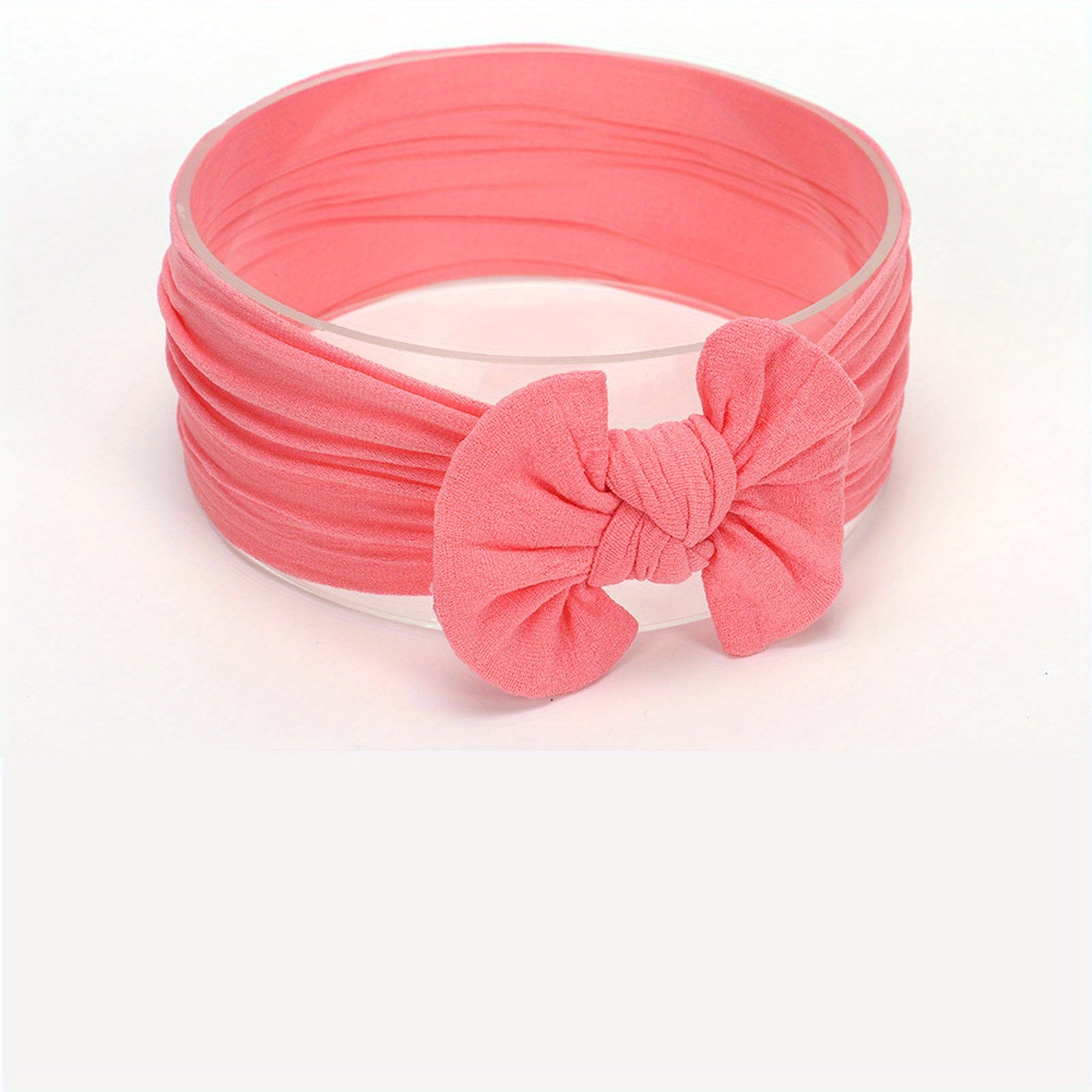 Cartoon Bow Nylon Headband for Baby Girls Photoshoots