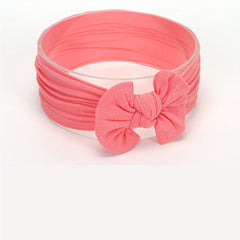 Cartoon Bow Nylon Headband for Baby Girls Photoshoots