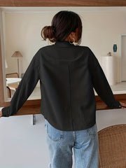 Corduroy Trucker Jacket Long Sleeve for Fall & Winter Women