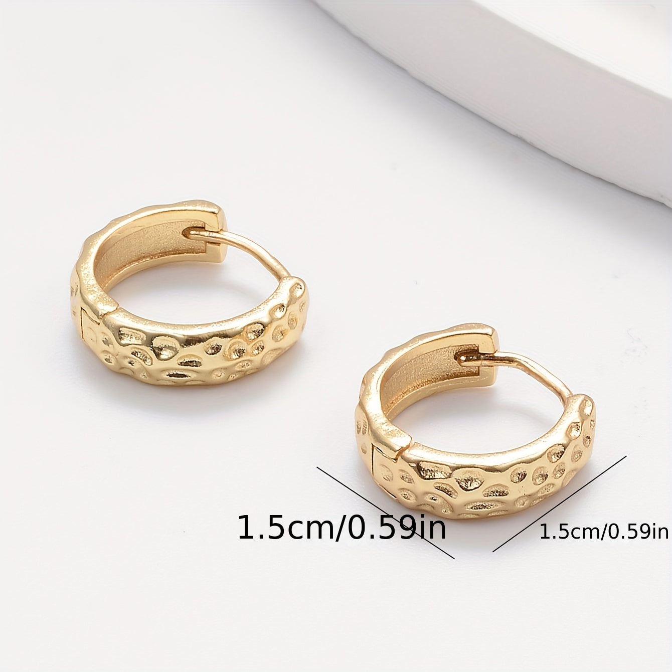 Irregular Concave Convex Earrings Vintage Party Jewelry for Women