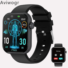 Unisex Smartwatch 1.83 Inch Full Screen Voice Call Wireless Smartwatch