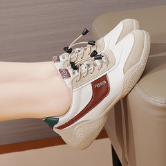 Women's Lightweight Running Shoes Lace up Casual Sneakers