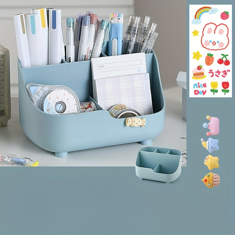 Large Capacity Five-Grid Desktop Storage Box