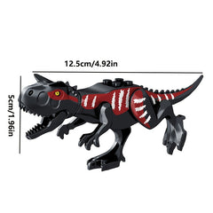 8pcs Dinosaur Building Blocks Set Tyrannosaurus Rex & Triceratops Models