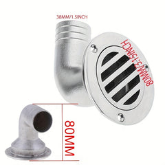 38mm Marine Boat Drain Scupper 316 Stainless Steel