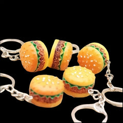 Hamburger Keychain Fun Gift for Kids