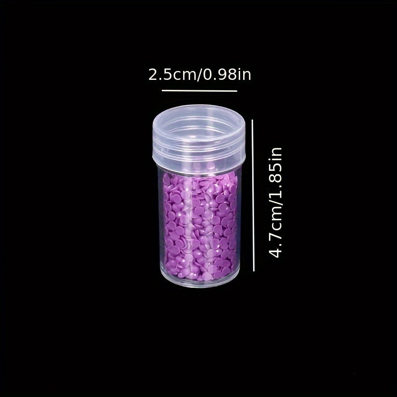Clear Plastic Storage Bottle Diamond Painting Beads Organizer