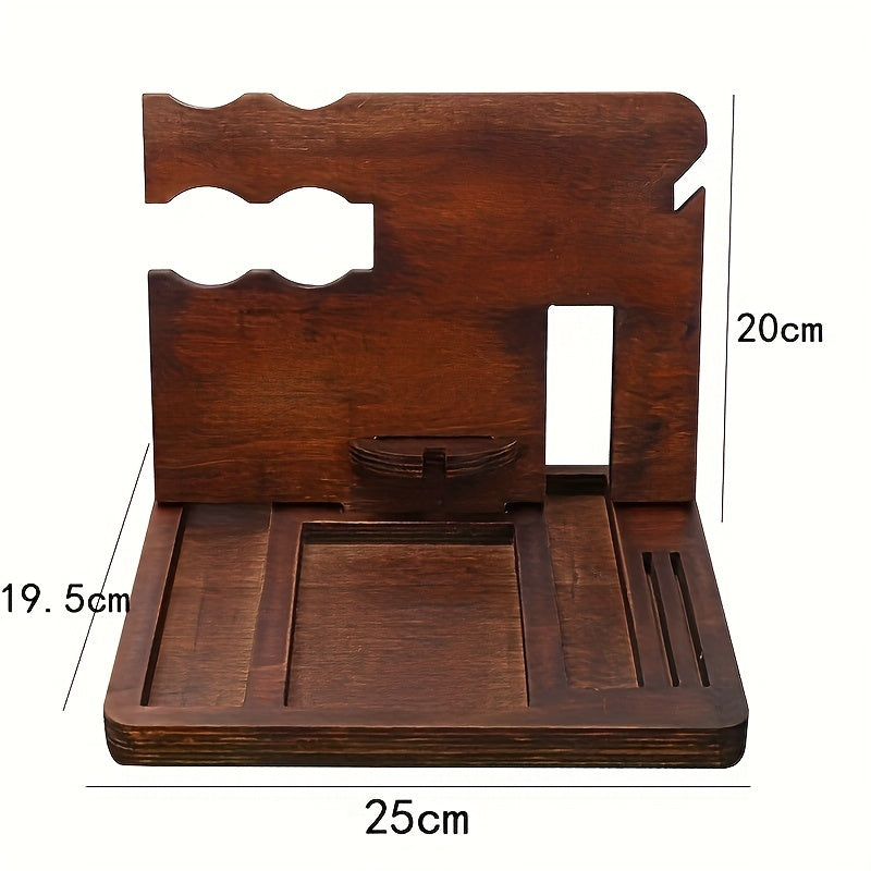 Wooden Cell Phone Holder Desktop Painted