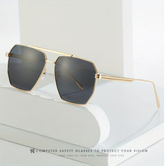 Men's Polarized Square Sunglasses UV Protection Summer Glasses