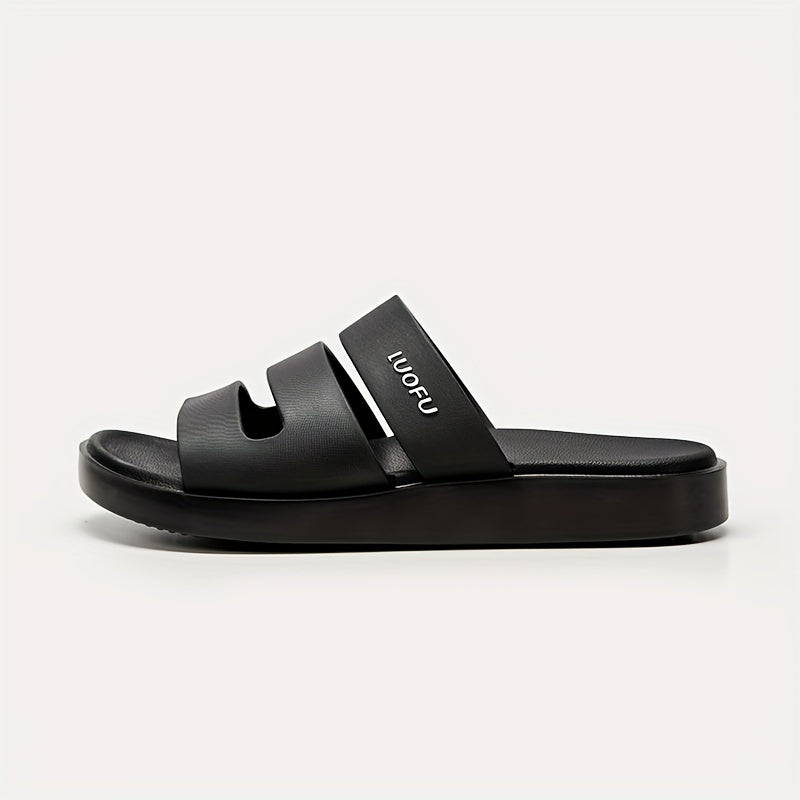 Men's Open Toe Platform Strap Sandals Anti skid Slip On Sandals