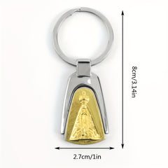 Zinc Alloy Keychain Pendant for Car Keys Backpacks Wallets