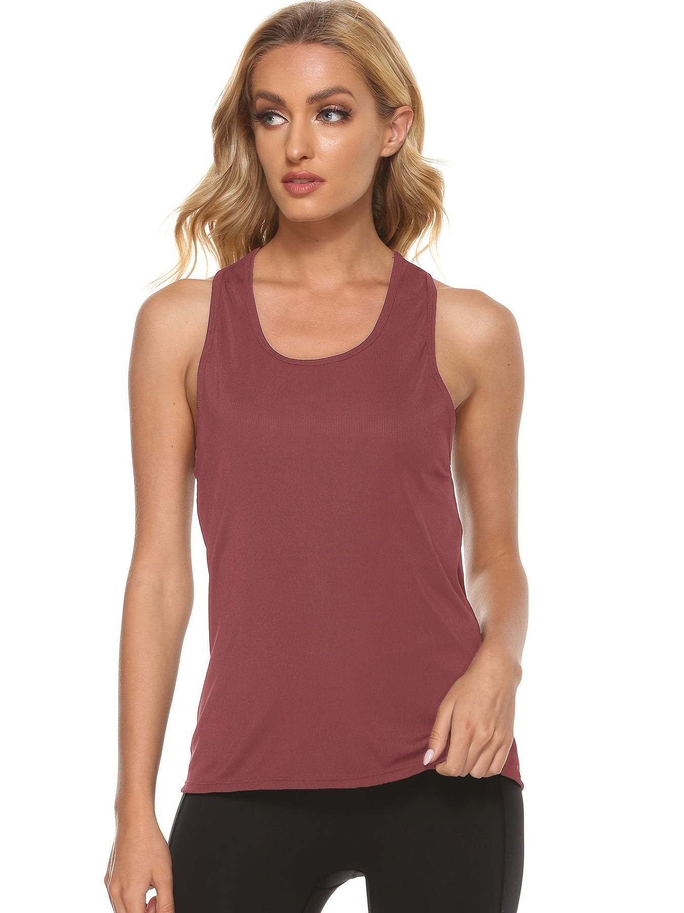 Stretchy Racer Back Workout Tank Top