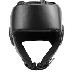 Professional PU Leather Boxing Helmet, Judo Kickboxing Headgear Sparring Helmet